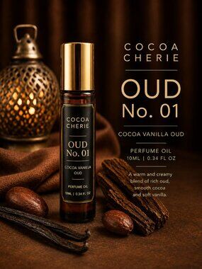 Cocoa Vanilla Oud Perfume Oil 10ml